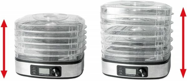 Dampfgarer & Reiskocher Rommelsbacher DA 350 Dörrautomat Edelstahl/schwarz 7 Dampfgarer & Reiskocher Rommelsbacher DA 350 Dörrautomat Edelstahl/schwarz – Bild 5