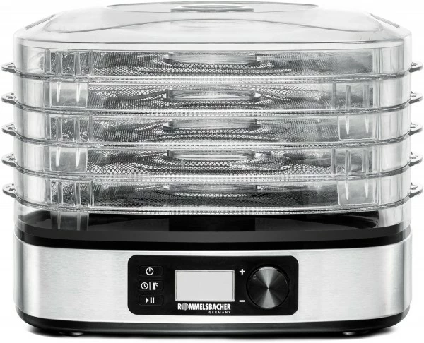 Dampfgarer & Reiskocher Rommelsbacher DA 350 Dörrautomat Edelstahl/schwarz 3 Dampfgarer & Reiskocher Rommelsbacher DA 350 Dörrautomat Edelstahl/schwarz