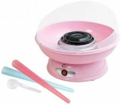Popcorn, Schokolade & Co. Bestron ACCM370 Zuckerwatte-Maker Rosa