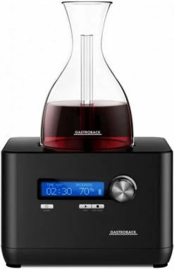 Popcorn, Schokolade & Co. Gastroback Home Sommelier - Weindekantierer Schwarz