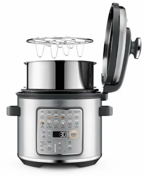 Dampfgarer & Reiskocher Sage The Fast Slow Go Multikocher Edelstahl 5 Dampfgarer & Reiskocher Sage The Fast Slow Go Multikocher Edelstahl – Bild 3