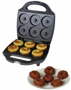 Waffelautomaten Kalorik TKG CKM 1002 NYC (Gugelhupf-Maker) Kuchenbäcker Schwarz