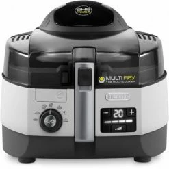 Fritteusen DeLonghi FH 1394/1 Multifry Extra Chef Heißluft-Fritteuse Schwarz/weiss