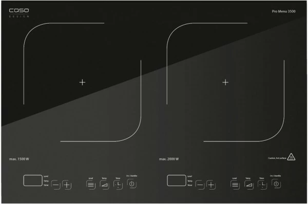 Geschirr- Und Kochplattenwärmer Caso Pro Menu 3500 Induktionskochplatte Schwarz 4 Geschirr- Und Kochplattenwärmer Caso Pro Menu 3500 Induktionskochplatte Schwarz – Bild 2