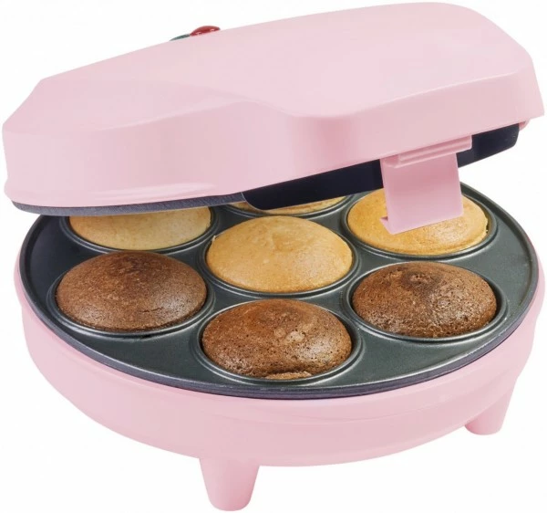 Waffelautomaten Bestron ACC217P Cupcake Maker Hellrosa 3 Waffelautomaten Bestron ACC217P Cupcake Maker Hellrosa