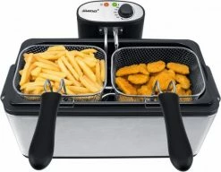 Fritteusen Steba FGN 2.0 Fritteuse Edelstahl/schwarz