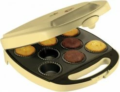 Waffelautomaten Bestron DKP 2828 Cupcake Maker Gelb
