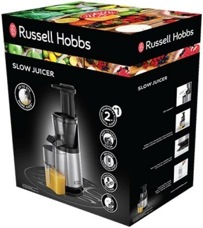 Entsafter & Zitruspressen Russell Hobbs Slow Juicer Entsafter 25170-56 Edelstahl/schwarz 6 Entsafter & Zitruspressen Russell Hobbs Slow Juicer Entsafter 25170-56 Edelstahl/schwarz – Bild 4