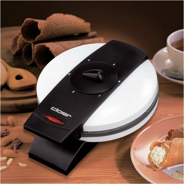 Waffelautomaten Cloer 261 Hörnchenautomat Weiß 4 Waffelautomaten Cloer 261 Hörnchenautomat Weiß – Bild 2