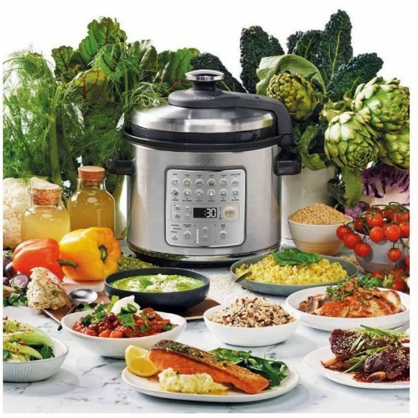 Dampfgarer & Reiskocher Sage The Fast Slow Go Multikocher Edelstahl 4 Dampfgarer & Reiskocher Sage The Fast Slow Go Multikocher Edelstahl – Bild 2