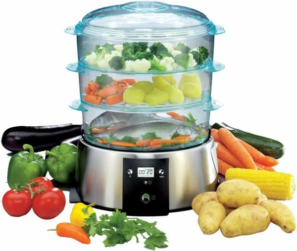 Dampfgarer & Reiskocher Gastroback Design Dampfgarer Edelstahl/transparent 3 Dampfgarer & Reiskocher Gastroback Design Dampfgarer Edelstahl/transparent