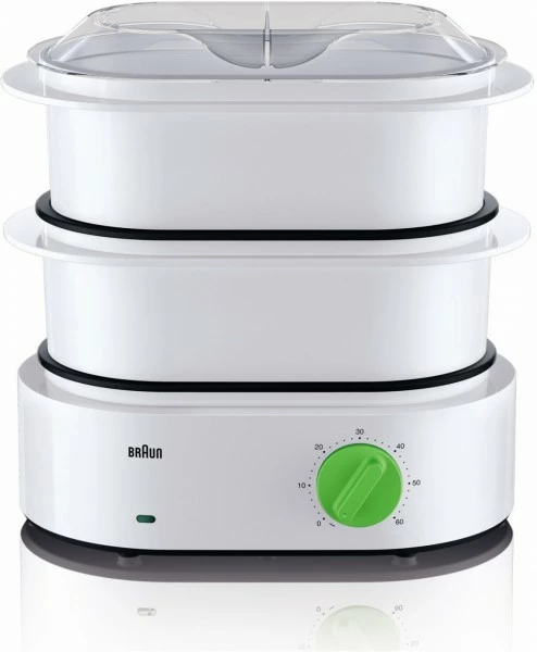 Dampfgarer & Reiskocher Braun FS 3000 Tribute Collection Dampfgarer Weiß/grün 3 Dampfgarer & Reiskocher Braun FS 3000 Tribute Collection Dampfgarer Weiß/grün