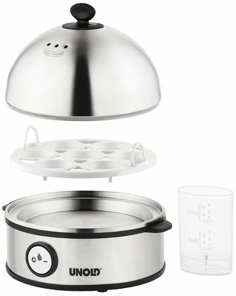 Unold 38626 Eierkocher Edel Edelstahl/schwarz 8 Unold 38626 Eierkocher Edel Edelstahl/schwarz – Bild 6