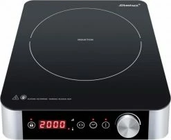 Geschirr- Und Kochplattenwärmer Steba IK 55 Induktionskochplatte Schwarz/silber