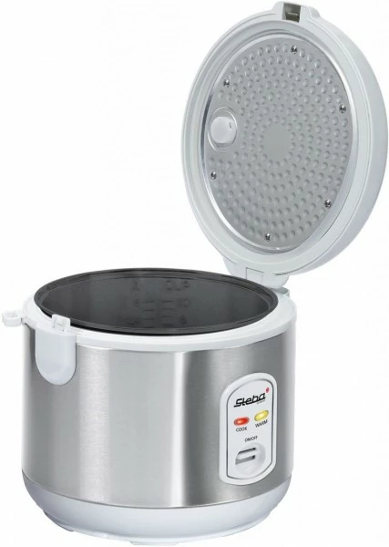 Dampfgarer & Reiskocher Steba RK 2 Reiskocher Edelstahl/weiß 4 Dampfgarer & Reiskocher Steba RK 2 Reiskocher Edelstahl/weiß – Bild 2