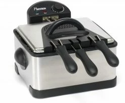 Fritteusen Bestron DF 402 B Fritteuse Edelstahl