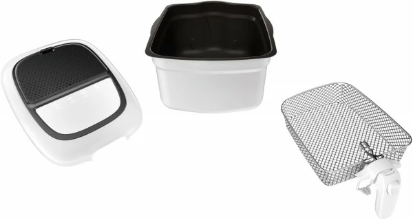 Fritteusen Tefal FR3140 Super Uno Mit Timer Fritteuse Weiß/schwarz 4 Fritteusen Tefal FR3140 Super Uno Mit Timer Fritteuse Weiß/schwarz – Bild 2