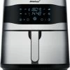 Fritteusen Steba HF 8000 Family Heißluft-Fritteuse Edelstahl/schwarz