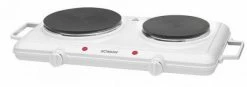 Geschirr- Und Kochplattenwärmer BOMANN DKP 5028 CB Doppelkochplatte Weiß