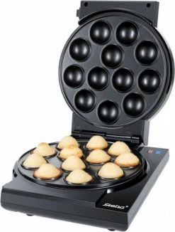 Waffelautomaten Steba CM 3 - 3in1 Donut/Muffin/Cake Pop Maker Edelstahl/schwarz
