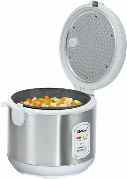 Dampfgarer & Reiskocher Steba RK 2 Reiskocher Edelstahl/weiß 3 Dampfgarer & Reiskocher Steba RK 2 Reiskocher Edelstahl/weiß