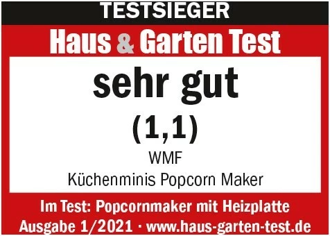 Popcorn, Schokolade & Co. WMF KÜCHENminis Popcorn Maker Silber/schwarz 8 Popcorn, Schokolade & Co. WMF KÜCHENminis Popcorn Maker Silber/schwarz – Bild 6