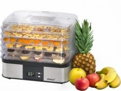 Dampfgarer & Reiskocher Steba ED 5 Dörrautomat Edelstahl/schwarz