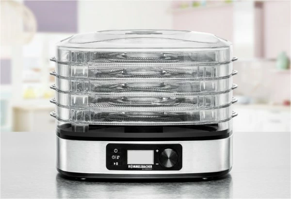 Dampfgarer & Reiskocher Rommelsbacher DA 350 Dörrautomat Edelstahl/schwarz 5 Dampfgarer & Reiskocher Rommelsbacher DA 350 Dörrautomat Edelstahl/schwarz – Bild 3