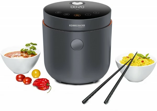 Dampfgarer & Reiskocher Rommelsbacher MRK 500 Multikocher Dunkel Grau 3 Dampfgarer & Reiskocher Rommelsbacher MRK 500 Multikocher Dunkel Grau