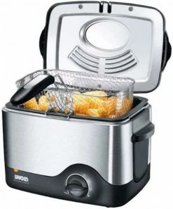 Fritteusen Unold 58615 Fritteuse Kompakt Edelstahl /schwarz