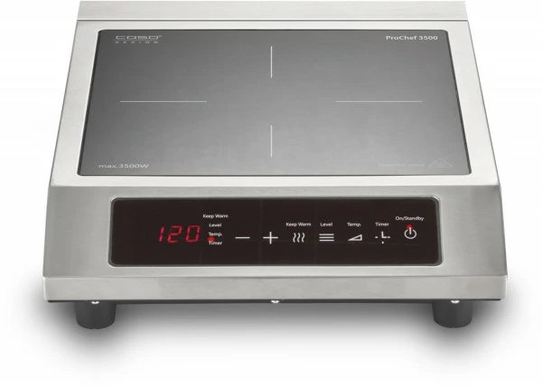 Geschirr- Und Kochplattenwärmer Caso ProChef 3500 Induktionskochplatte Edelstahl 3 Geschirr- Und Kochplattenwärmer Caso ProChef 3500 Induktionskochplatte Edelstahl