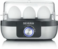 KÜCHENKLEINGERÄTE Verkäufe 50 Severin EK 3163 Eierkocher Edelstahl-gebürstet/schwarz